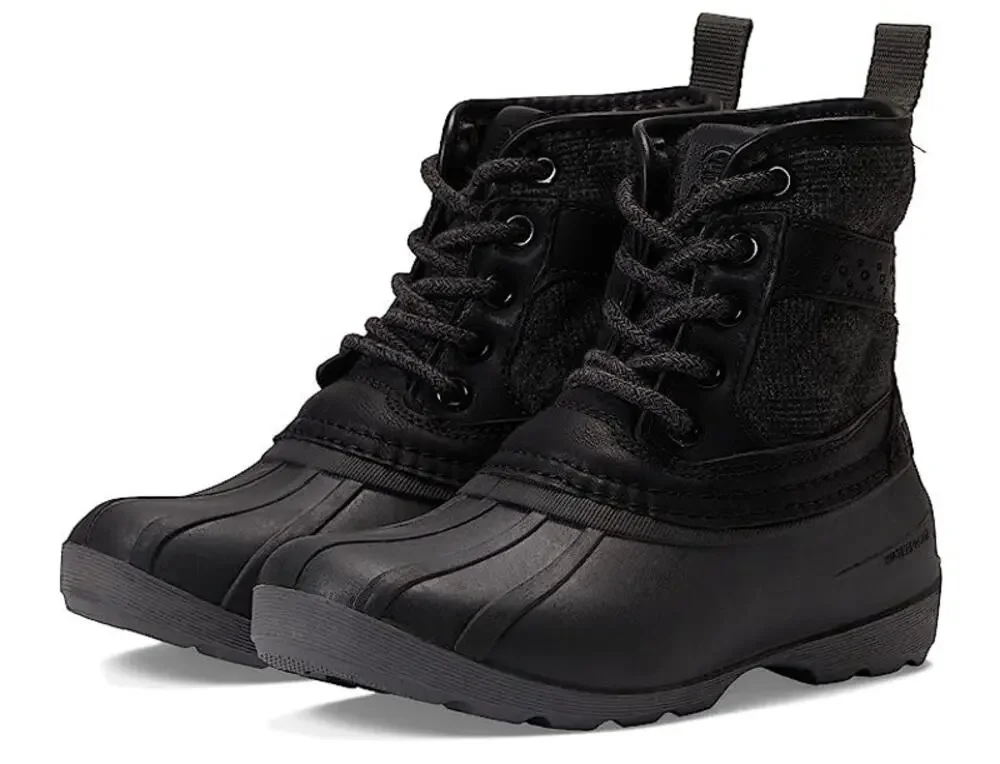Kamik Girls Mid-Calf Winter Boots US 12 EU 30 Black Waterproof Insulated NIB